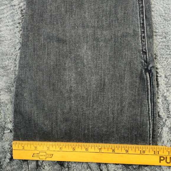 Hollister‎ Jeans Womens 11R 30x31 High Rise Flare Distressed Hem Stretch Denim - Picture 6 of 9